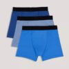 Conjunto de 3 Boxers justos de malha de desempenho para meninos