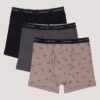 Conjunto de 3 Boxers justos em algodão Cotton Stretch para meninos Conjunto de 3 Boxers justos em algodão Cotton Stretch para meninos