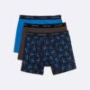 Conjunto de 3 Boxers justos em algodão Cotton Stretch para meninos