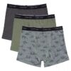 Conjunto de 3 Boxers justos em algodão Cotton Stretch para meninos Conjunto de 3 Boxers justos em algodão Cotton Stretch para meninos