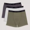 Conjunto de 3 Boxers justos em algodão Cotton Stretch para meninos Conjunto de 3 Boxers justos em algodão Cotton Stretch para meninos