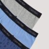 Conjunto de 3 Boxers justos em algodão Cotton Stretch para meninos Conjunto de 3 Boxers justos em algodão Cotton Stretch para meninos