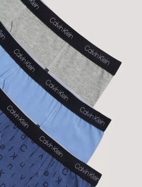 Conjunto de 3 Boxers justos em algodão Cotton Stretch para meninos Conjunto de 3 Boxers justos em algodão Cotton Stretch para meninos
