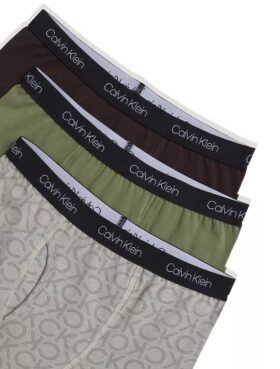 Conjunto de 3 Boxers justos em algodão Cotton Stretch para meninos Conjunto de 3 Boxers justos em algodão Cotton Stretch para meninos