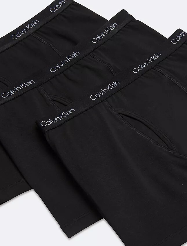 Conjunto de 3 Boxers justos em algodão Cotton Stretch para meninos Conjunto de 3 Boxers justos em algodão Cotton Stretch para meninos