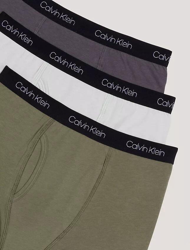 Conjunto de 3 Boxers justos em algodão Cotton Stretch para meninos Conjunto de 3 Boxers justos em algodão Cotton Stretch para meninos