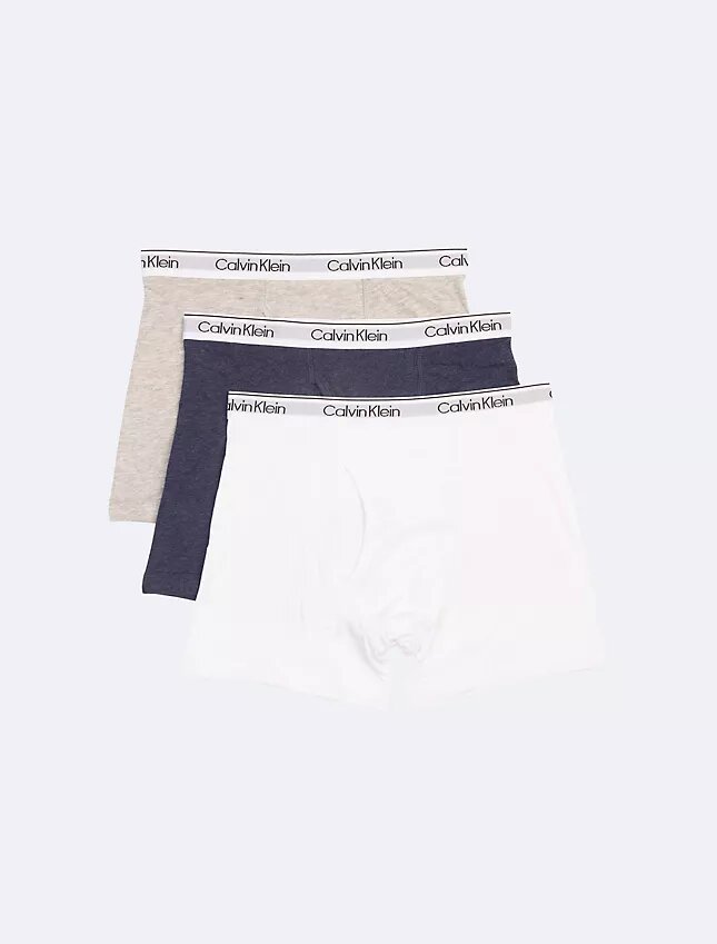 Conjunto de 3 Boxers justos em Cotton Stretch para meninos Conjunto de 3 Boxers justos em Cotton Stretch para meninos