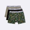 Conjunto de 3 Boxers justos em Cotton Stretch para meninos Conjunto de 3 Boxers justos em Cotton Stretch para meninos