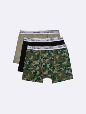 Conjunto de 3 Boxers justos em Cotton Stretch para meninos
