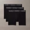 Conjunto de 3 Boxers justos Icon em algodão Cotton Stretch metalizado