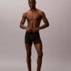Conjunto de 3 Boxers justos Icon em algodão Cotton Stretch metalizado