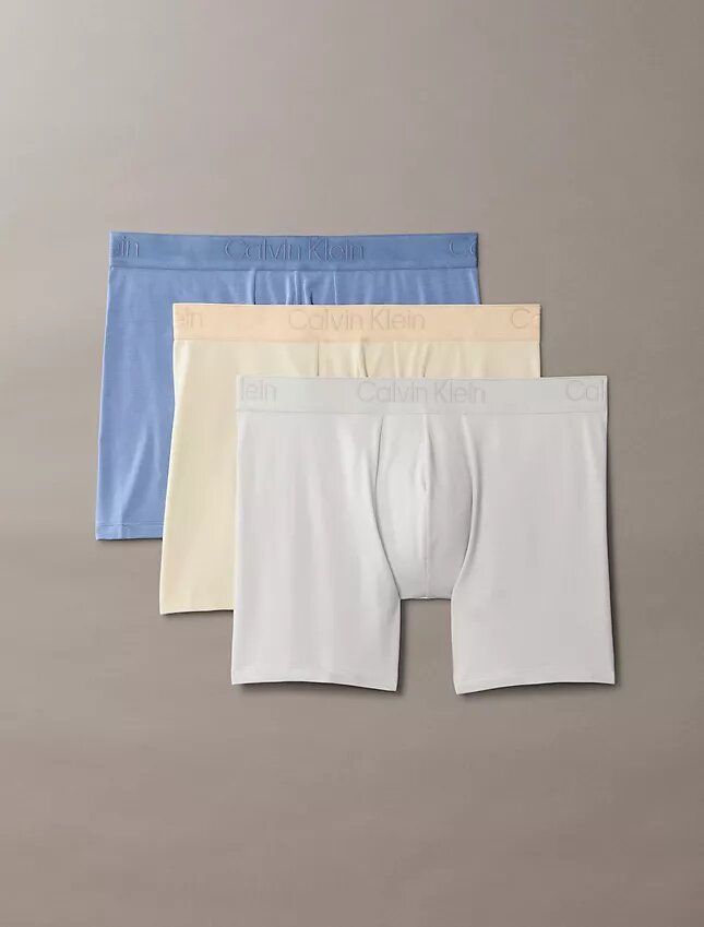 Conjunto de 3 Boxers Justos pretos CK Black Conjunto de 3 Boxers Justos pretos CK Black