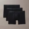 Conjunto de 3 Boxers Justos pretos CK Black Conjunto de 3 Boxers Justos pretos CK Black