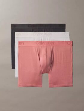 Conjunto de 3 Boxers Justos pretos CK Black