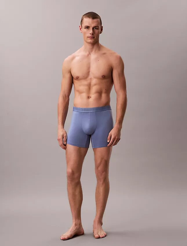 Conjunto de 3 Boxers Justos pretos CK Black Conjunto de 3 Boxers Justos pretos CK Black
