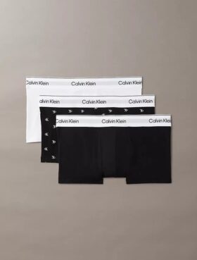 Conjunto de 3 boxers Low Rise Trunk em algodão Cotton Stretch Icon