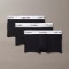 Conjunto de 3 boxers Low Rise Trunk em algodão Cotton Stretch Icon