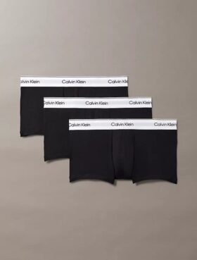 Conjunto de 3 boxers Low Rise Trunk em algodão Cotton Stretch Icon