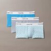 Conjunto de 3 boxers Low Rise Trunk em algodão Cotton Stretch Icon