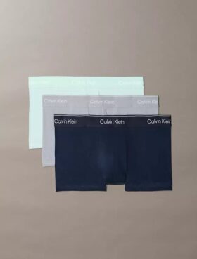 Conjunto de 3 boxers Low Rise Trunk em algodão Cotton Stretch Icon