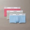 Conjunto de 3 boxers Low Rise Trunk em algodão Cotton Stretch Icon