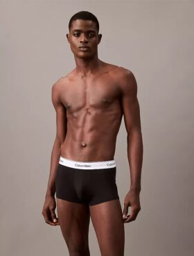 Conjunto de 3 boxers Low Rise Trunk em algodão Cotton Stretch Icon