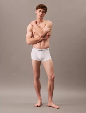 Conjunto de 3 boxers Low Rise Trunk em algodão Cotton Stretch Icon
