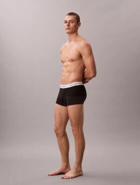 Conjunto de 3 boxers Low Rise Trunk em algodão Cotton Stretch Icon