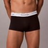 Conjunto de 3 boxers Low Rise Trunk em algodão Cotton Stretch Icon