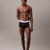Conjunto de 3 boxers Low Rise Trunk em algodão Cotton Stretch Icon