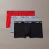 Conjunto de 3 boxers Low Rise Trunk em microfibra elástica Conjunto de 3 boxers Low Rise Trunk em microfibra elástica