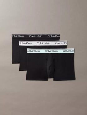 Conjunto de 3 boxers Low Rise Trunk em microfibra elástica