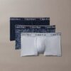 Conjunto de 3 boxers Low Rise Trunk em microfibra elástica Conjunto de 3 boxers Low Rise Trunk em microfibra elástica