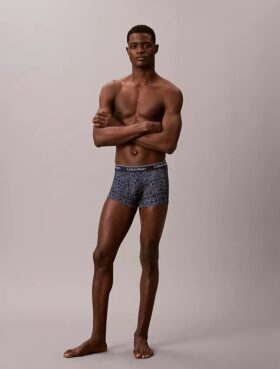 Conjunto de 3 boxers Low Rise Trunk em microfibra elástica Conjunto de 3 boxers Low Rise Trunk em microfibra elástica