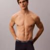 Conjunto de 3 boxers Low Rise Trunk em microfibra elástica Conjunto de 3 boxers Low Rise Trunk em microfibra elástica