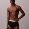 Conjunto de 3 boxers Low Rise Trunk em microfibra elástica Conjunto de 3 boxers Low Rise Trunk em microfibra elástica