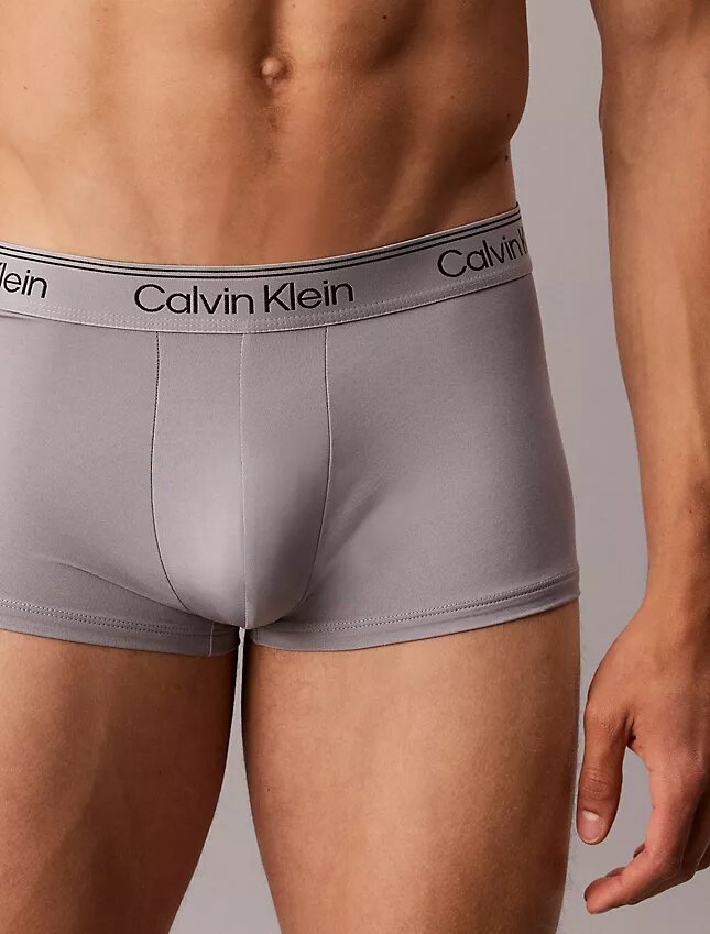 Conjunto de 3 boxers Low Rise Trunk em microfibra elástica Conjunto de 3 boxers Low Rise Trunk em microfibra elástica