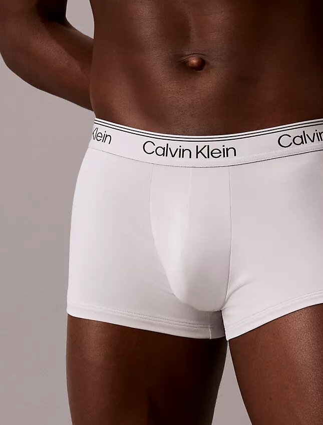 Conjunto de 3 boxers Low Rise Trunk em microfibra elástica Conjunto de 3 boxers Low Rise Trunk em microfibra elástica