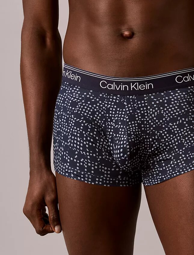 Conjunto de 3 boxers Low Rise Trunk em microfibra elástica Conjunto de 3 boxers Low Rise Trunk em microfibra elástica