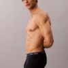 Conjunto de 3 boxers Low Rise Trunk em microfibra elástica Conjunto de 3 boxers Low Rise Trunk em microfibra elástica