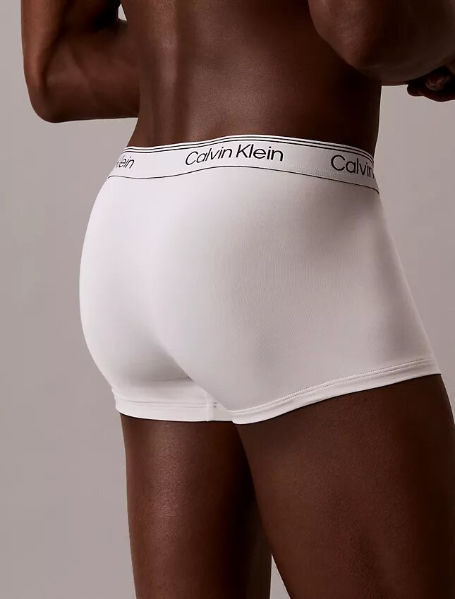 Conjunto de 3 boxers Low Rise Trunk em microfibra elástica Conjunto de 3 boxers Low Rise Trunk em microfibra elástica