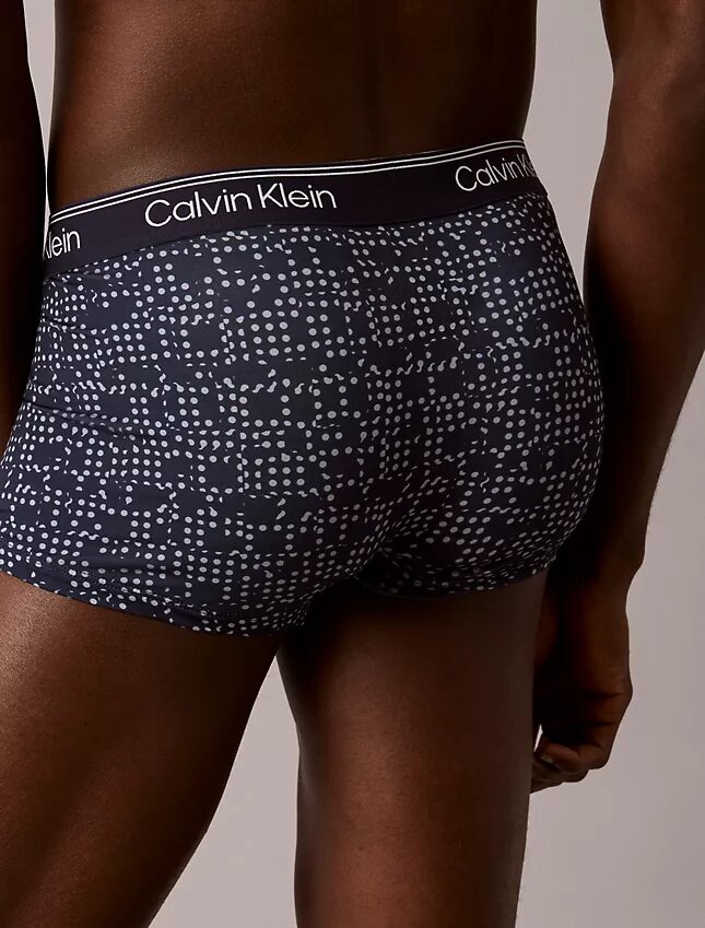 Conjunto de 3 boxers Low Rise Trunk em microfibra elástica Conjunto de 3 boxers Low Rise Trunk em microfibra elástica