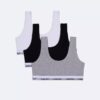 Conjunto de 3 Bralettes Modern Cotton para meninas Conjunto de 3 Bralettes Modern Cotton para meninas