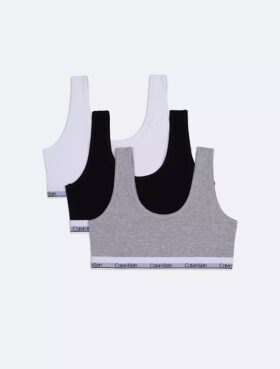 Conjunto de 3 Bralettes Modern Cotton para meninas