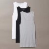 Conjunto de 3 camisolas sem mangas Cotton Classics Conjunto de 3 camisolas sem mangas Cotton Classics