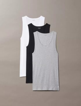 Conjunto de 3 camisolas sem mangas Cotton Classics