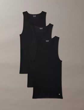Conjunto de 3 camisolas sem mangas Cotton Classics