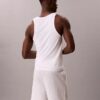 Conjunto de 3 camisolas sem mangas em mistura de Cotton Stretch Conjunto de 3 camisolas sem mangas em mistura de Cotton Stretch