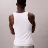 Conjunto de 3 camisolas sem mangas em mistura de Cotton Stretch Conjunto de 3 camisolas sem mangas em mistura de Cotton Stretch