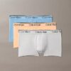Conjunto de 3 cuecas boxer Low Rise Trunk em microfibra elástica Conjunto de 3 cuecas boxer Low Rise Trunk em microfibra elástica